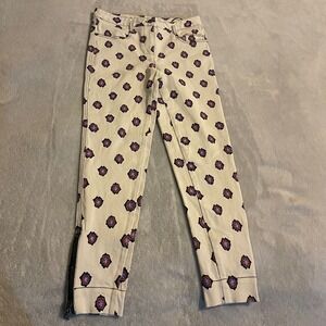 Louis Vuitton Printed Zipper Hem Skinny Jeans Size 40 Designer